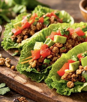 Raw Vegan Lettuce Wraps