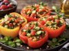 Raw Stuffed Bell Peppers