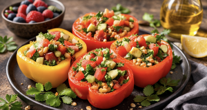 Raw Stuffed Bell Peppers