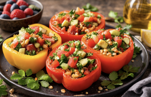 Raw Stuffed Bell Peppers