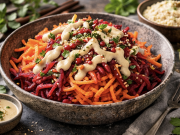 Raw Carrot & Beetroot Salad