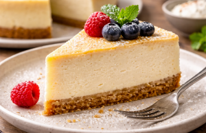 Vanilla Cheesecake with Forest Berries