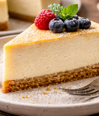 Vanilla Cheesecake with Forest Berries